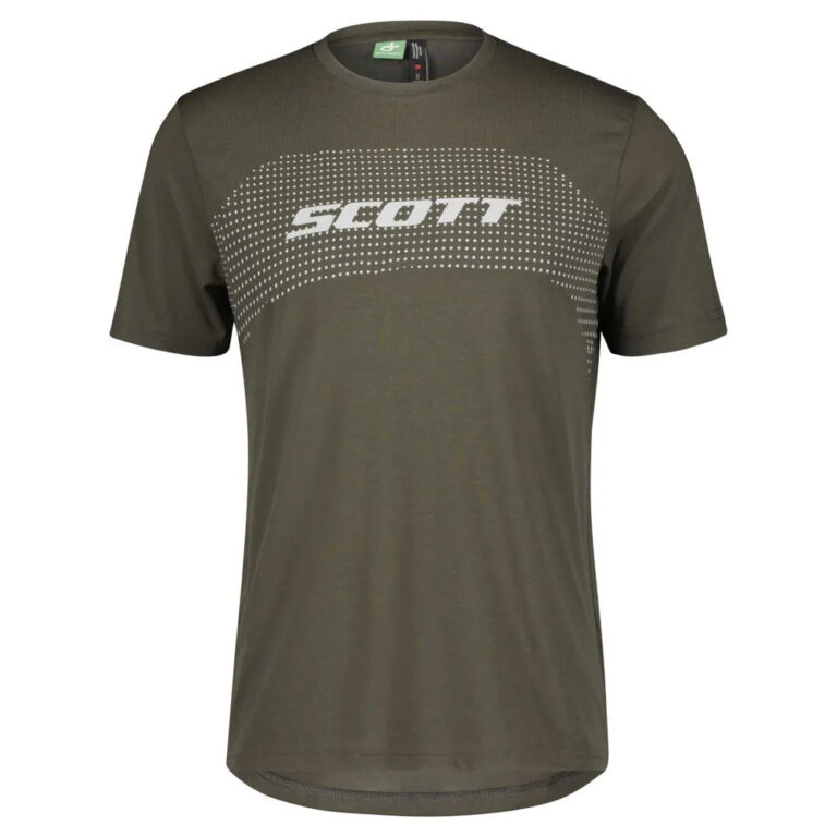 Scott Trail Flow Dri Short Sleeve Jersey M Dark Grey