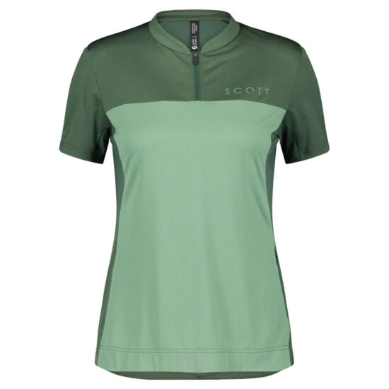 Scott Trail Flow Short Sleeve Jersey L Smoked Green / Glade Green