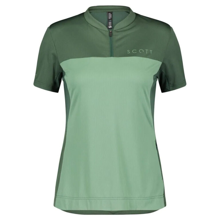 Scott Trail Flow Short Sleeve Jersey L Smoked Green / Glade Green