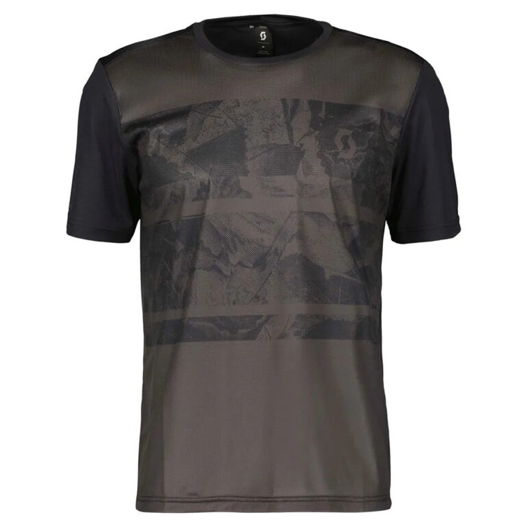 Scott Trail Flow Short Sleeve Jersey M Black / Dark Grey