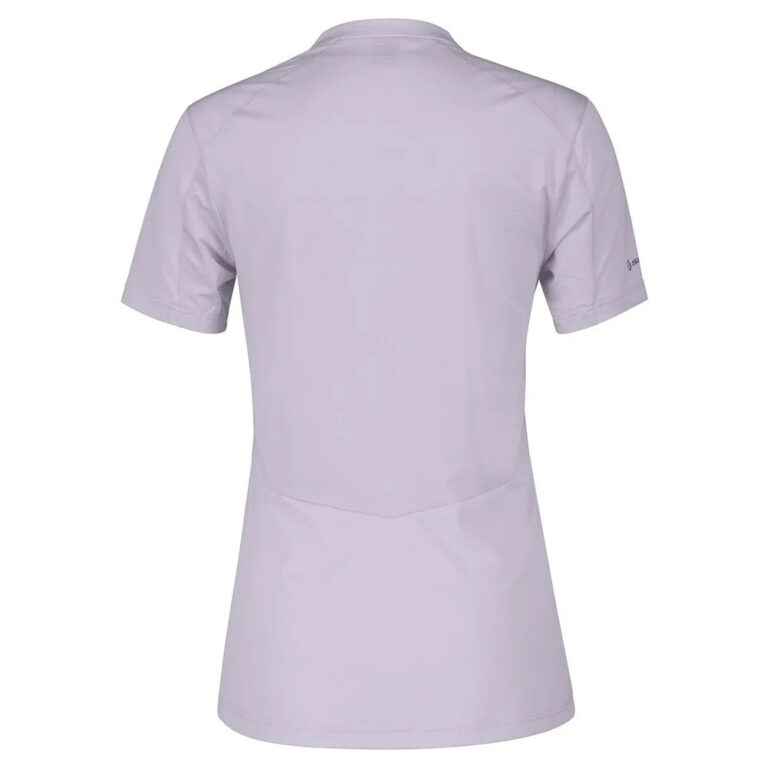 Scott Trail Flow Zip Short Sleeve Jersey XS Misty Purple / Vivid Purple - Image 2