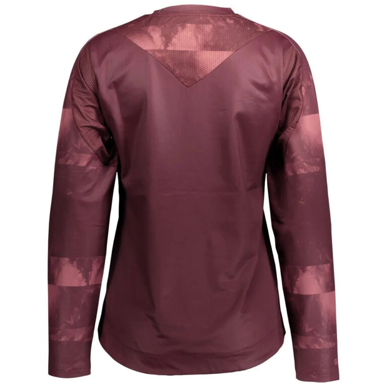 Scott Trail Storm Long Sleeve Jersey XL Amaranth Red / Ochre Red - Image 2