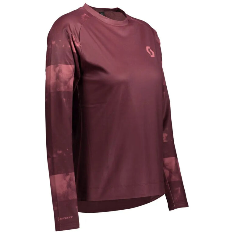 Scott Trail Storm Long Sleeve Jersey XL Amaranth Red / Ochre Red - Image 3