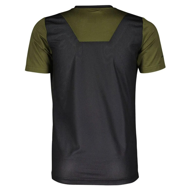 Scott Trail Vertic 10 Short Sleeve Enduro Jersey 140 cm Black / Fir Green - Image 2