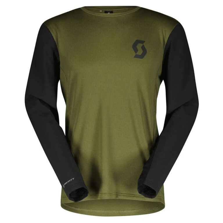 Scott Trail Vertic Long Sleeve Enduro Jersey M Fir Green / Black - 2XL Fir Green / Black