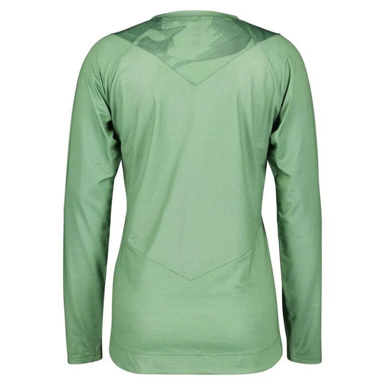 Scott Trail Vertic Long Sleeve Enduro Jersey M Glade Green / Crystal Pink - Image 2