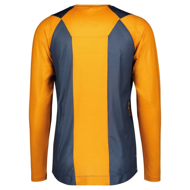 Scott Trail Vertic Long Sleeve Jersey S Copper Orange / Midnight Blue - Image 2