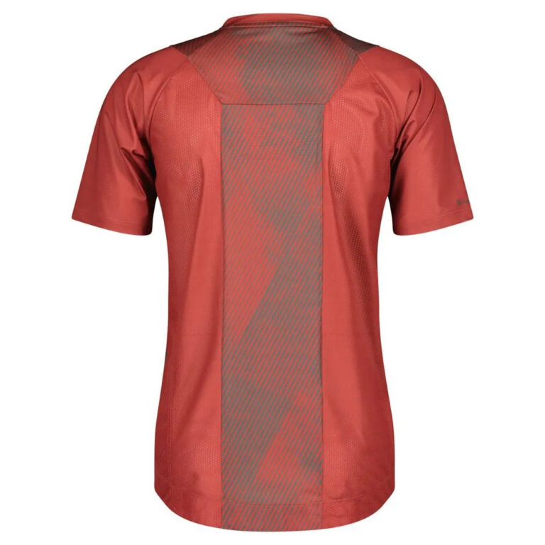 Scott Trail Vertic Short Sleeve Jersey L Tuscan Red / Dark Grey - Image 2