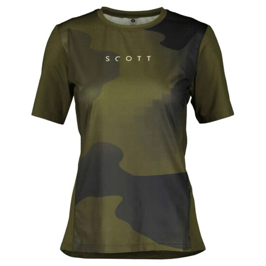 Scott Trail Vertic Short Sleeve Jersey L Camo