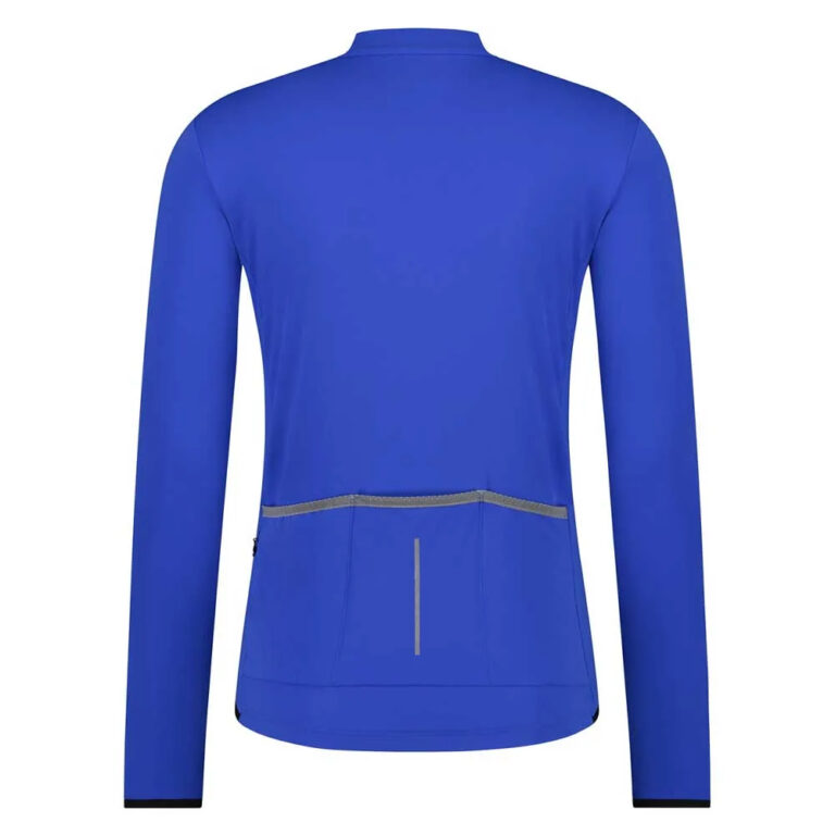 Shimano Apice Thermal Long Sleeve Jersey S Aurora Blue - XL Aurora Blue - Image 2