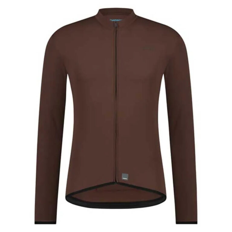 Shimano Apice Thermal Long Sleeve Jersey S Brown - XL Brown