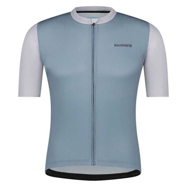 Shimano Aria Short Sleeve Jersey S Tranparent Blue - 3XL Tranparent Blue - Image 3