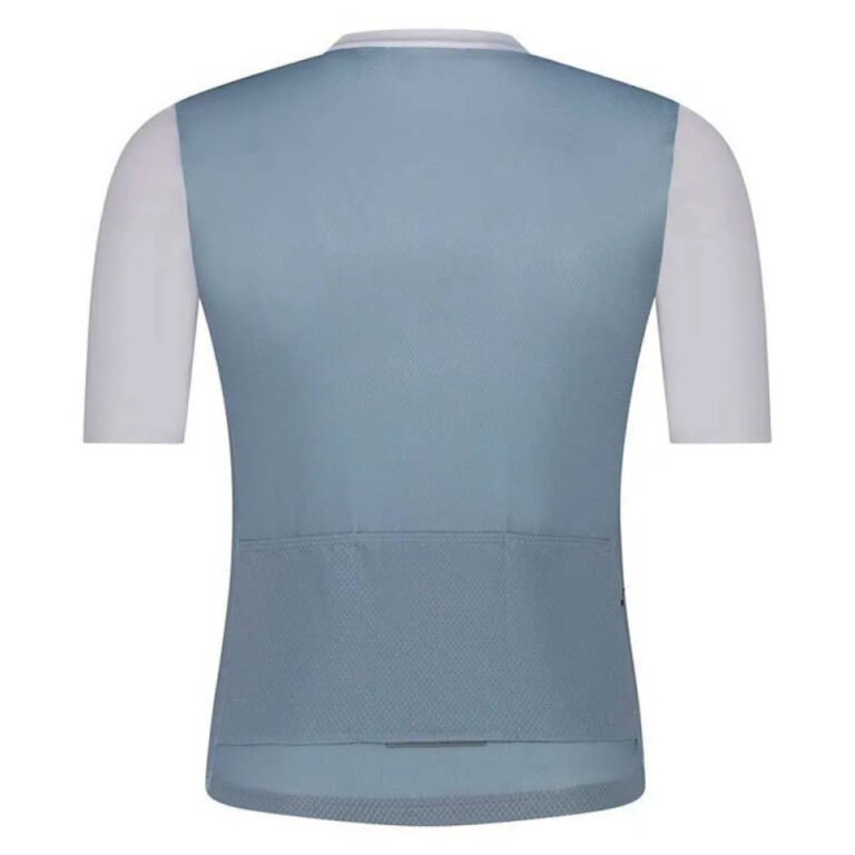 Shimano Aria Short Sleeve Jersey S Tranparent Blue - 3XL Tranparent Blue - Image 4