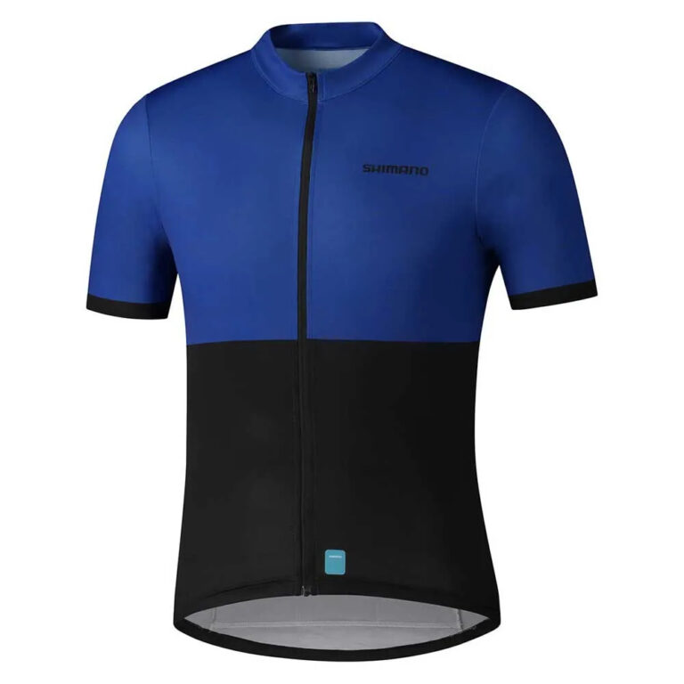 Shimano Element Short Sleeve Jersey S Blue - 2XL Blue