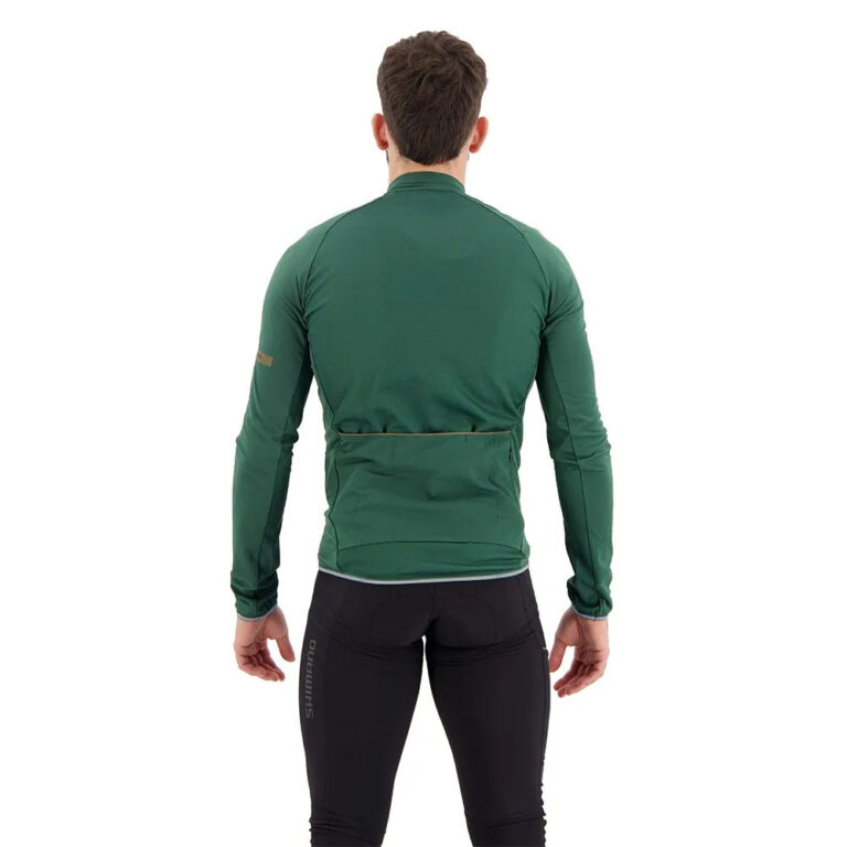 Shimano Evolve All Seas Merino Long Sleeve Jersey S Moss Green - L Moss Green - Image 2