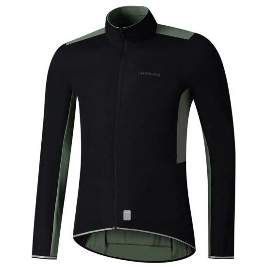 Shimano Evolve Wind Long Sleeve Jersey S Army Green - 2XL Army Green