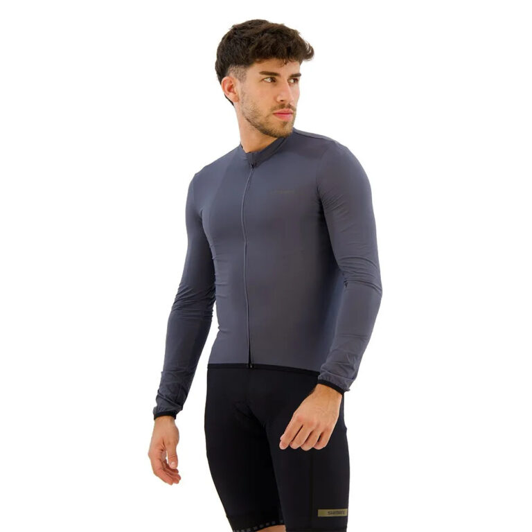 Shimano Futuro Long Sleeve Jersey S Gray - XL Gray - Image 5