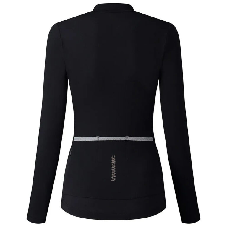 Shimano Kaede Thermal Long Sleeve Jersey XS Black - 2XL Black - Image 4