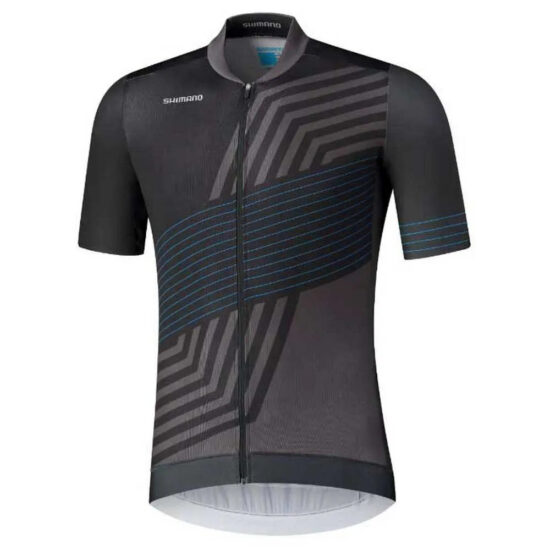 Shimano Kita Short Sleeve Jersey XL Black / Blue