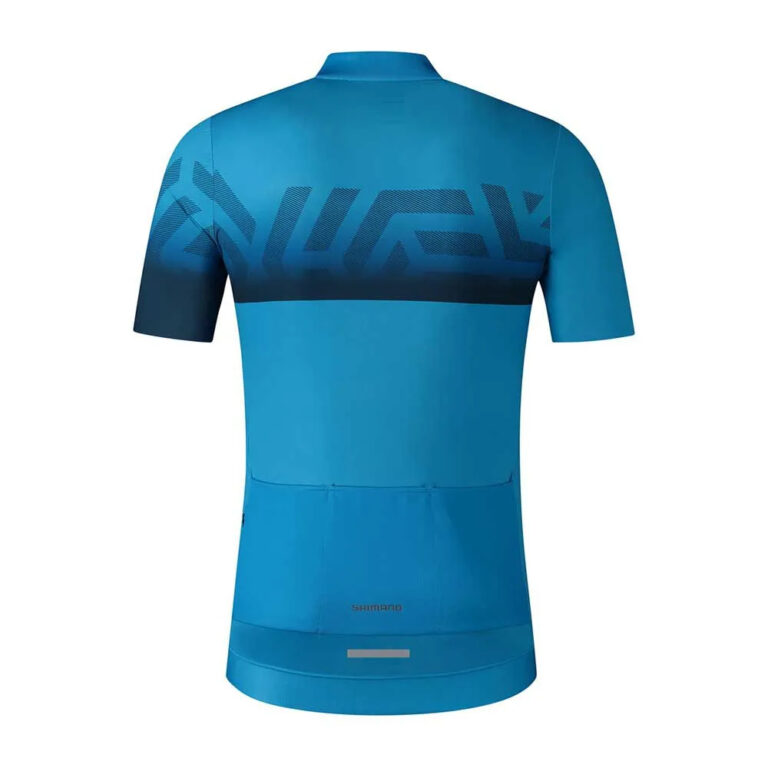 Shimano Kita Short Sleeve Jersey S Blue - Image 2