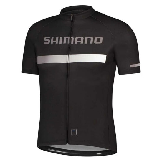 Shimano Logo Short Sleeve Jersey S Black - M Black