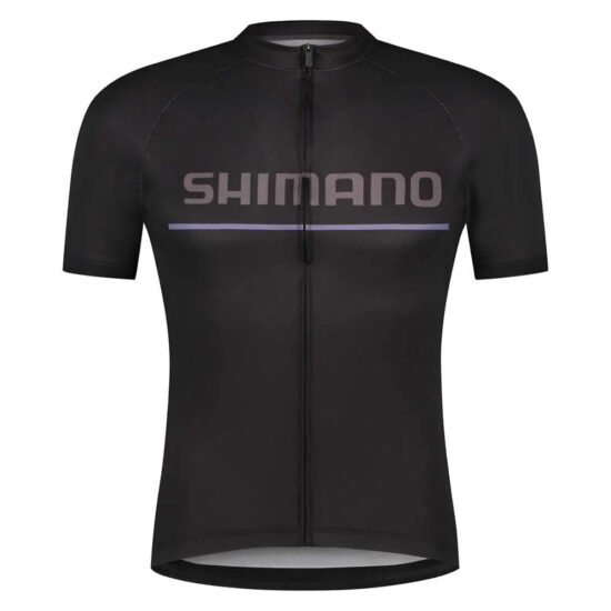 Shimano Logo Short Sleeve Jersey S Black - 3XL Black