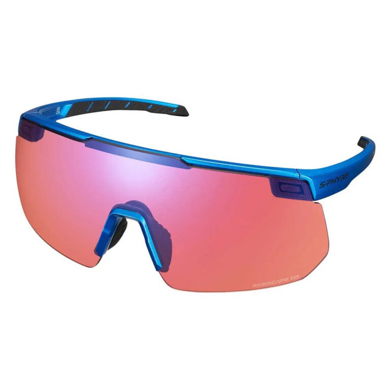 Shimano S-Phyre 2 Sunglasses Ridescape OR/CAT3 Metallic Blue