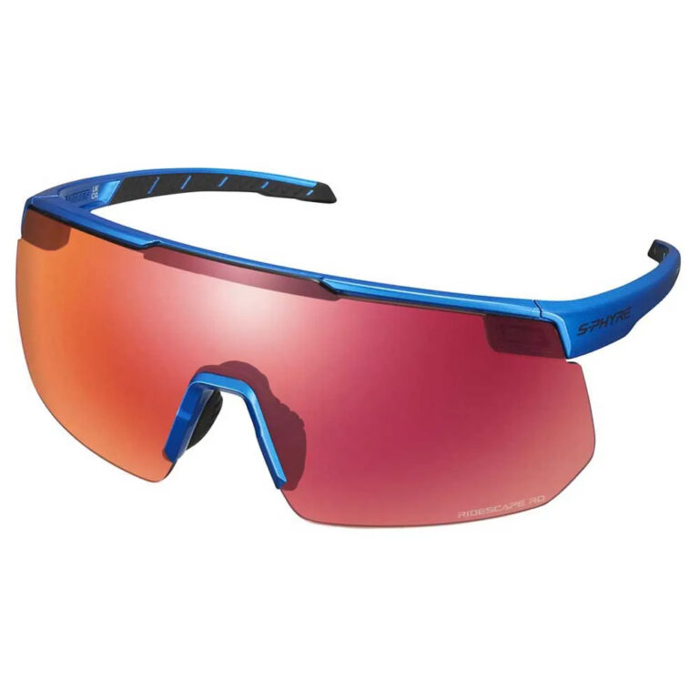 Shimano S-Phyre 2 Sunglasses Metallic Blue RD/CAT3 Metallic Blue