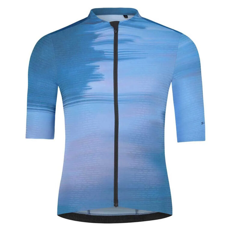 Shimano S-Phyre Flash Short Sleeve Jersey S Aurora Blue - XL Aurora Blue