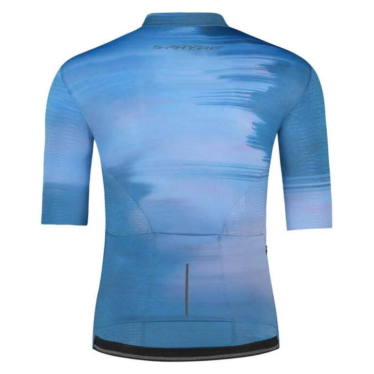 Shimano S-Phyre Flash Short Sleeve Jersey S Aurora Blue - XL Aurora Blue - Image 2