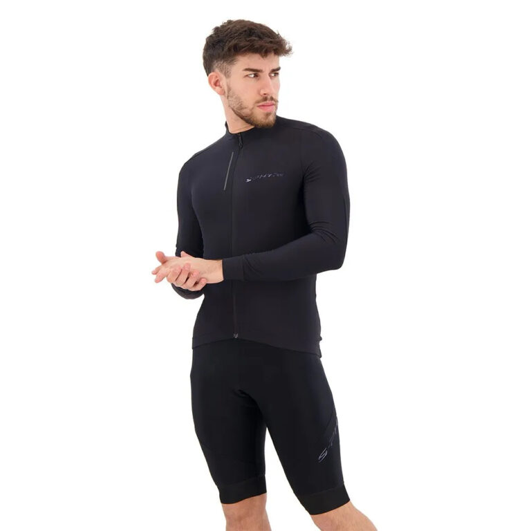 Shimano S-Phyre Thermal Long Sleeve Jersey S Black - XL Black - Image 5