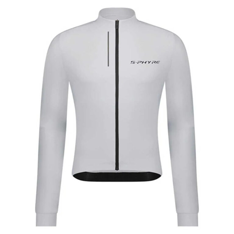 Shimano S-Phyre Thermal Long Sleeve Jersey S Mirror Gray - XL Mirror Gray - Image 3