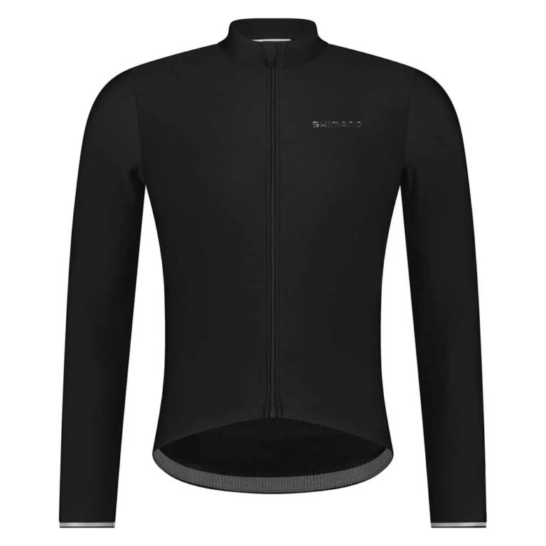 Shimano Stile Warm Long Sleeve Jersey S Black - XL Black