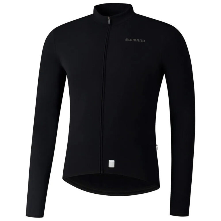 Shimano Vertex Thermal Long Sleeve Jersey S Black - 3XL Black - Image 3