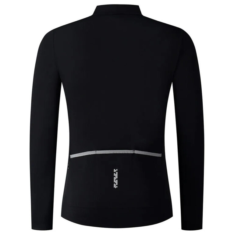 Shimano Vertex Thermal Long Sleeve Jersey S Black - 3XL Black - Image 4