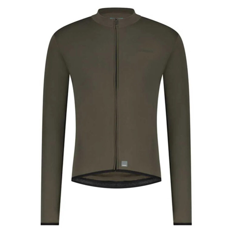 Shimano Vertex Thermal Long Sleeve Jersey S Moss Green - XL Moss Green - Image 3