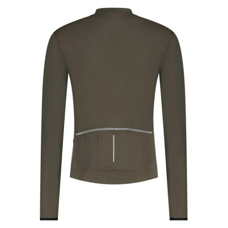 Shimano Vertex Thermal Long Sleeve Jersey S Moss Green - XL Moss Green - Image 4