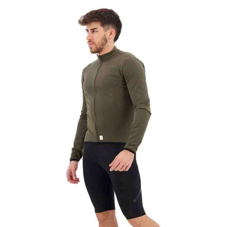 Shimano Vertex Thermal Long Sleeve Jersey S Moss Green - XL Moss Green - Image 5