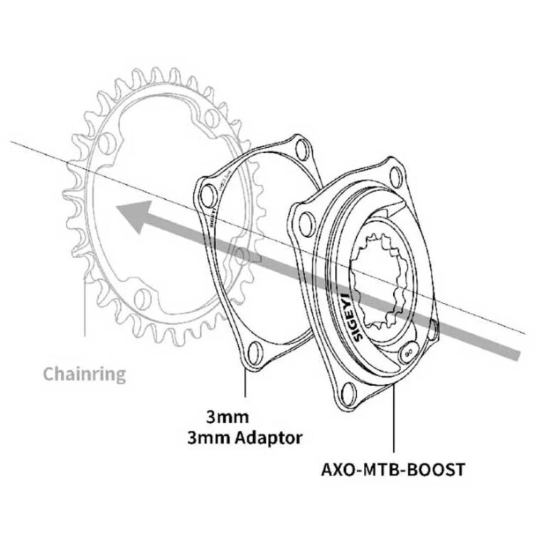 Sigeyi No Boost Adapter For Axo Potentiometer One Size Oilslick - Image 3