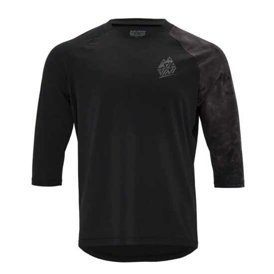 Silvini Brunello 3/4 Sleeve Enduro Jersey S Black / Charcoal - 2XL Black / Charcoal