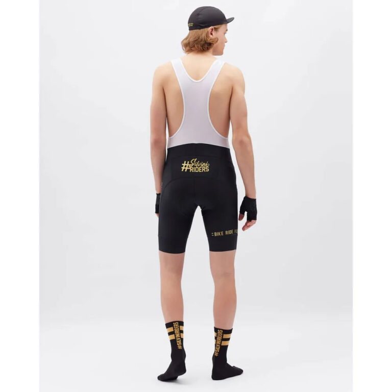 Silvini Cantono Bib Shorts S Black / Gold - 3XL Black / Gold - Image 4