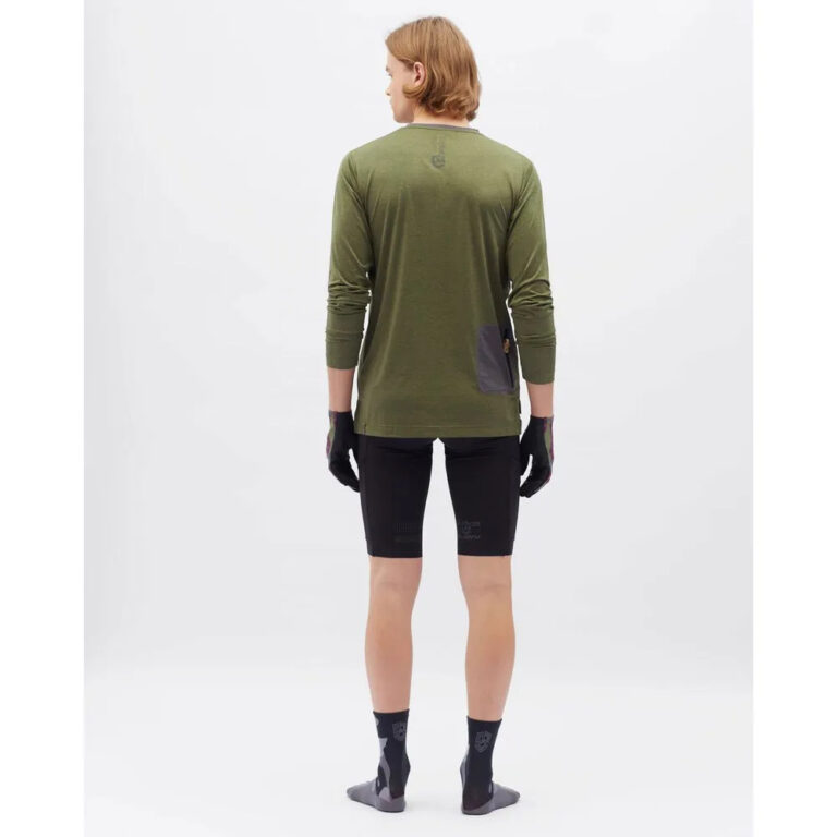 Silvini Casalo Long Sleeve T-shirt S Olive / Charcoal - 3XL Olive / Charcoal - Image 4