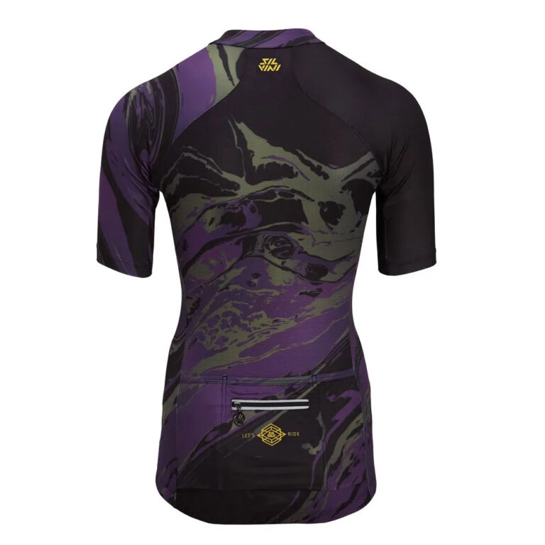 Silvini Catirina Short Sleeve Jersey S Black / Plum - XL Black / Plum - Image 2