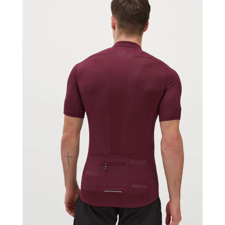 Silvini Ceno Short Sleeve Jersey S Plum - Image 5