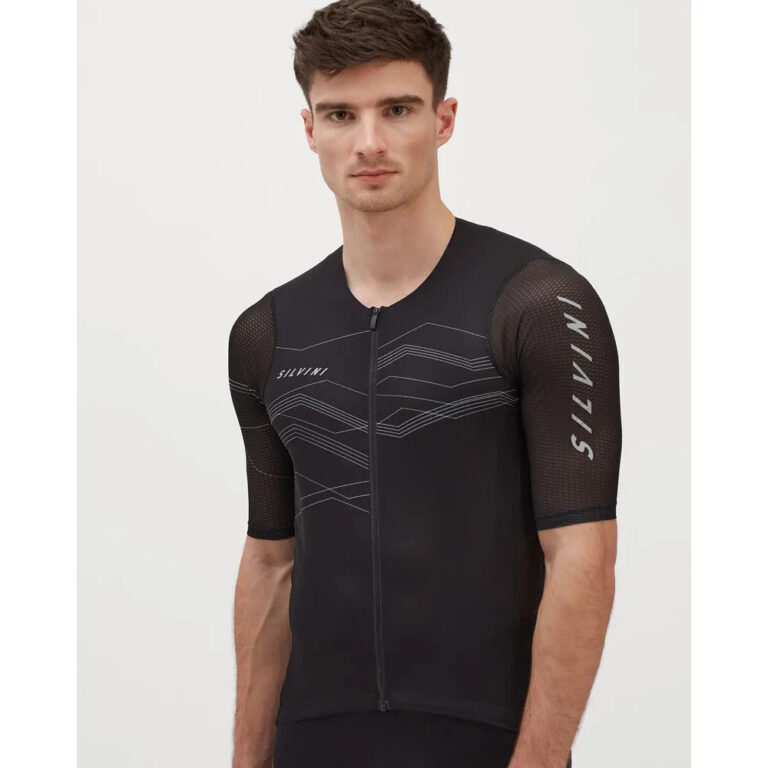 Silvini Legno Short Sleeve Jersey XS Black / Cloud - XL Black / Cloud - Image 5