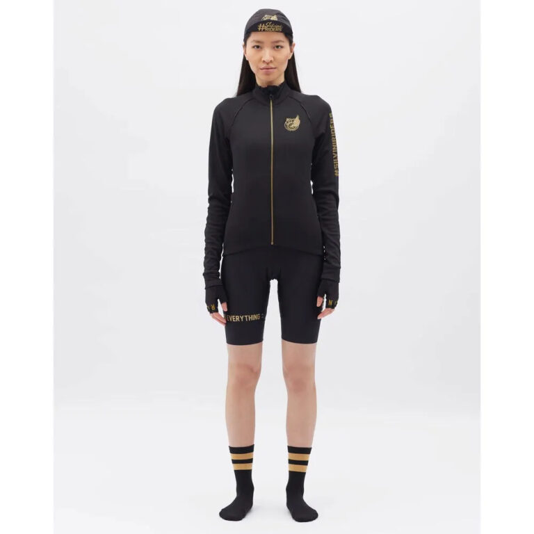 Silvini Leverona Long Sleeve Jersey XS Black / Gold - M Black / Gold - Image 3