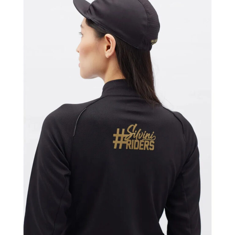 Silvini Leverona Long Sleeve Jersey XS Black / Gold - M Black / Gold - Image 5