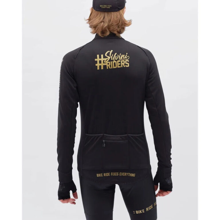 Silvini Leverono Long Sleeve Jersey S Black / Gold - 2XL Black / Gold - Image 4