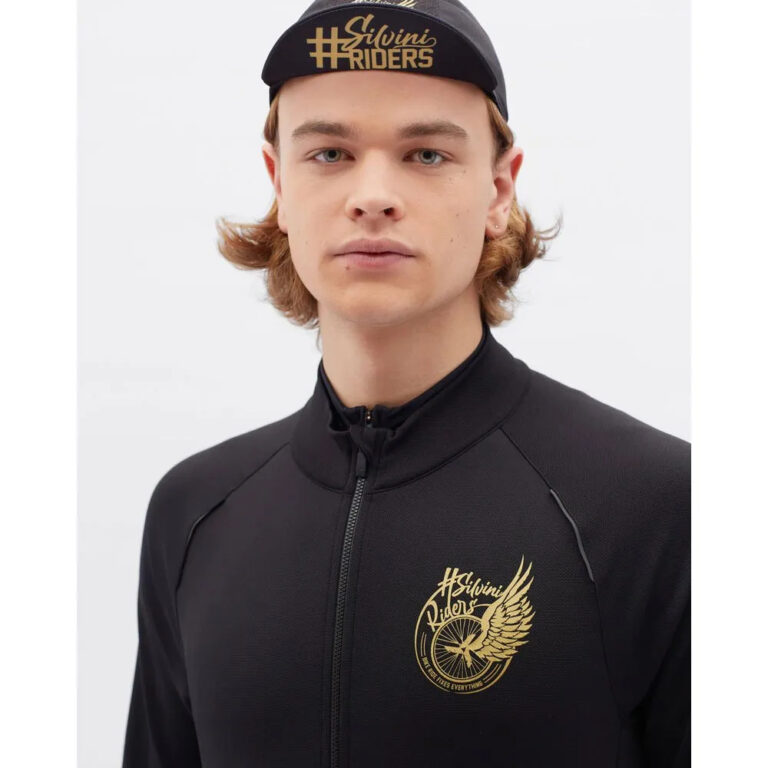 Silvini Leverono Long Sleeve Jersey S Black / Gold - 2XL Black / Gold - Image 5