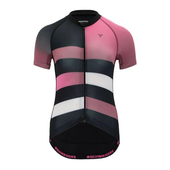 Silvini Mazzana Short Sleeve Jersey S Black / Fuchsia - 2XL Black / Fuchsia